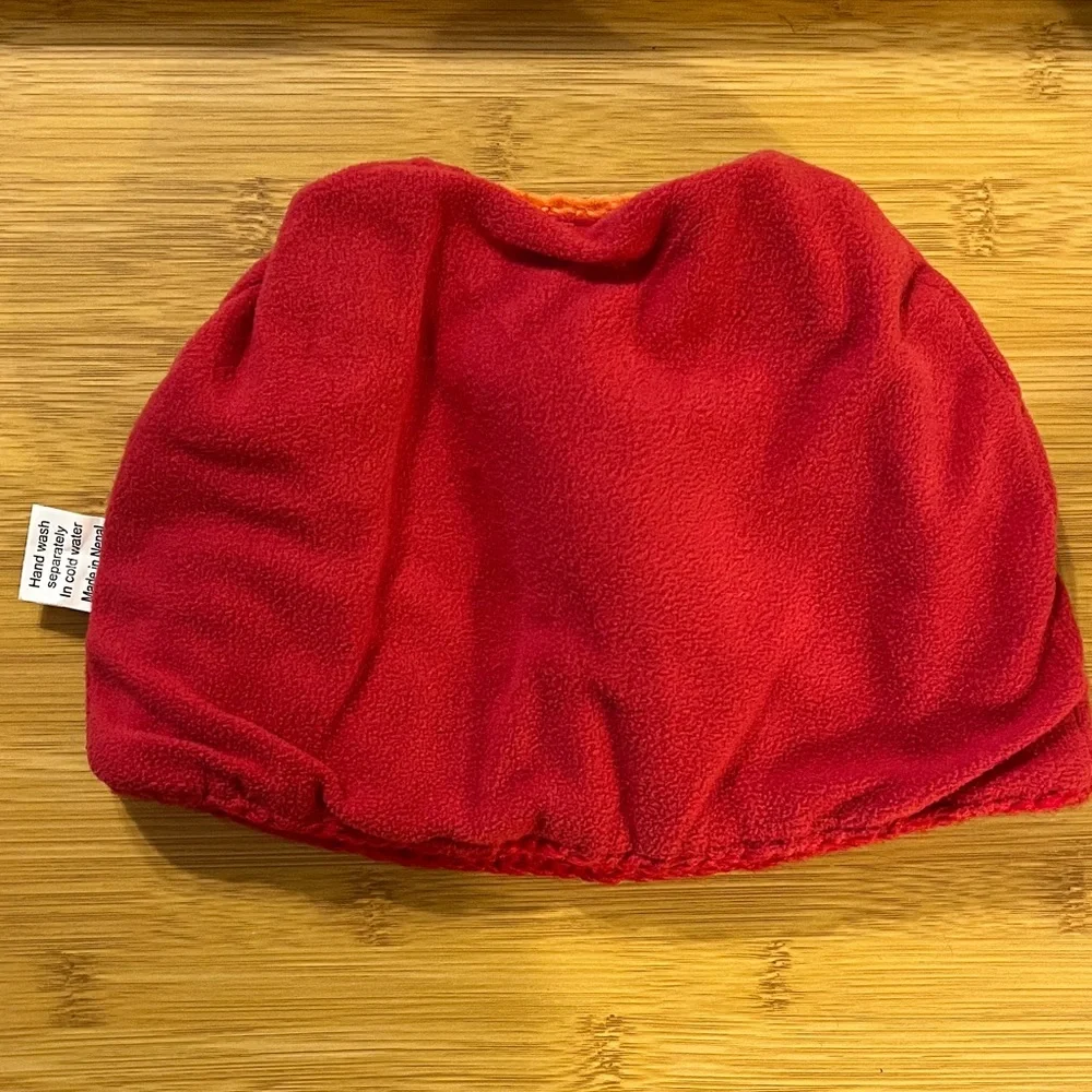 Wool Rainbow Ponytail Beanie